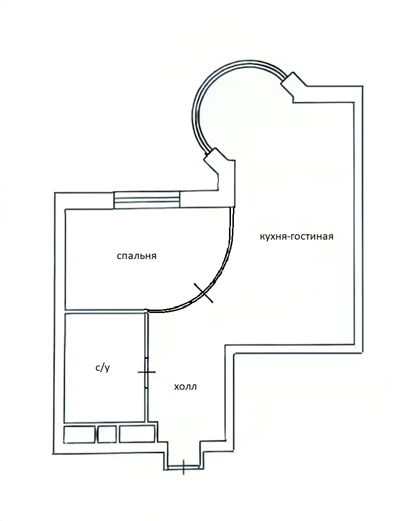 Планировка: 2-комнатная квартира 62,6 м², корпус 4